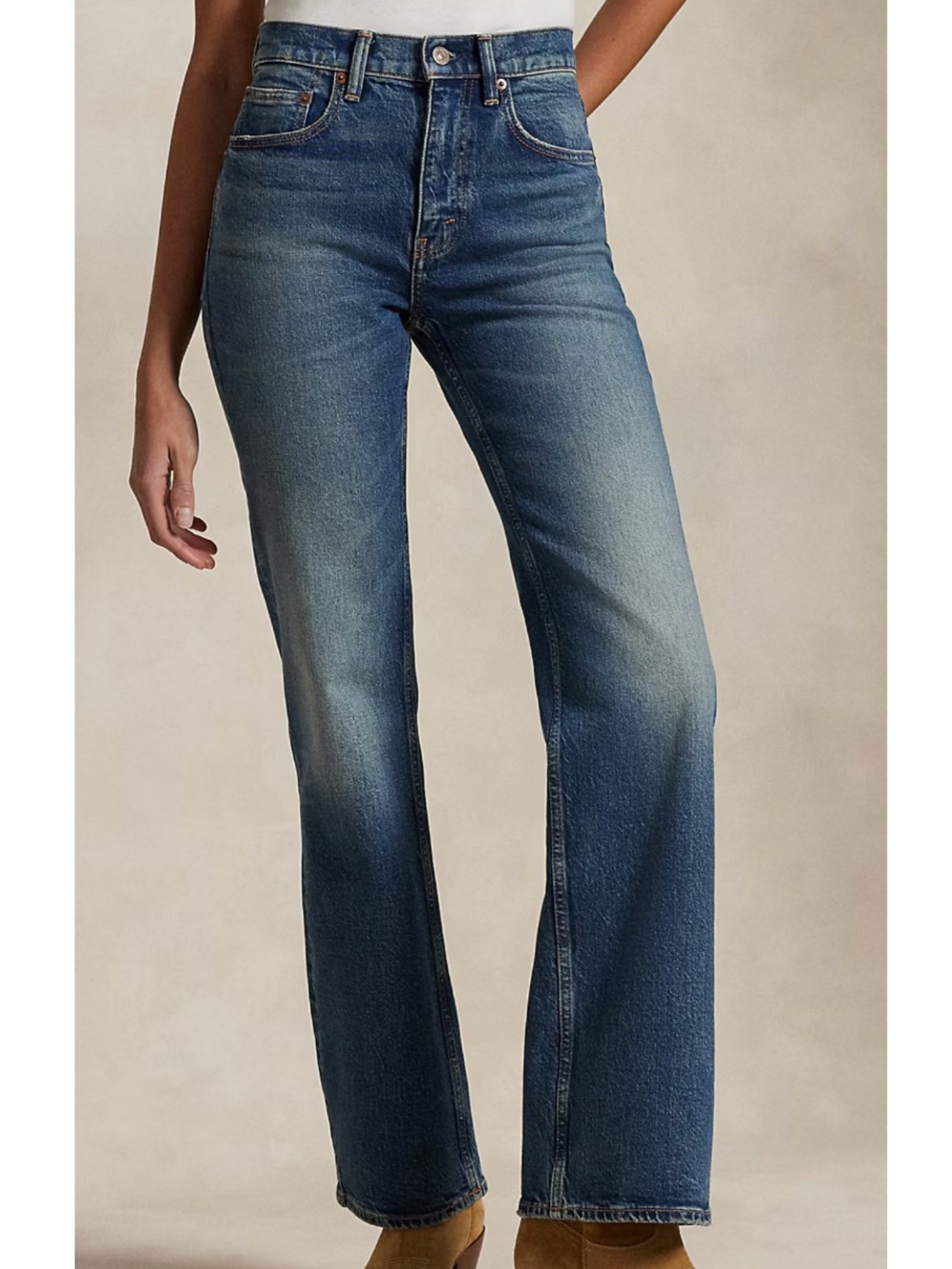 NWT Ralph Lauren Polo The Boot premium denim jeans 28